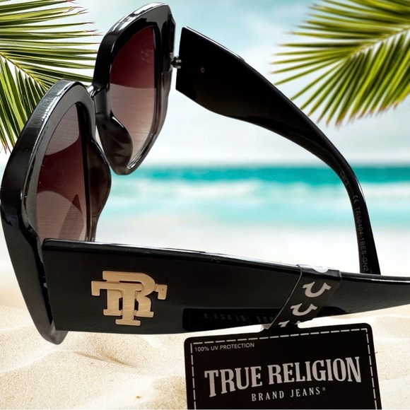 True Religion Accessories - True Religion Oversized Squared Gradient Sunglasses 😎